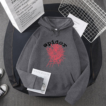 Damen Kapuzensweater Spinnenmotiv Eveloria