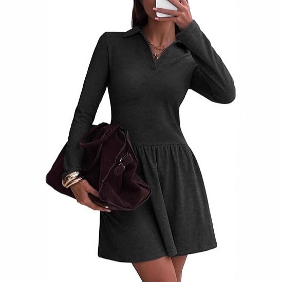 Damen Polo-Kleid Sportlich Eveloria