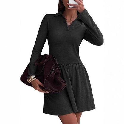Damen Polo-Kleid Sportlich Eveloria
