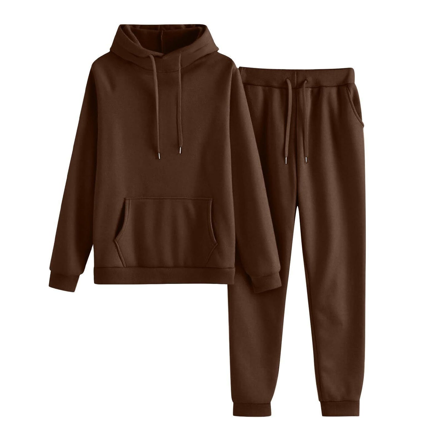 Damen Hoodie Jogginghose Set Lässig Mit Taschen Eveloria