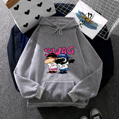 Damen Hoodie Lustiges Cartoon-Design Eveloria