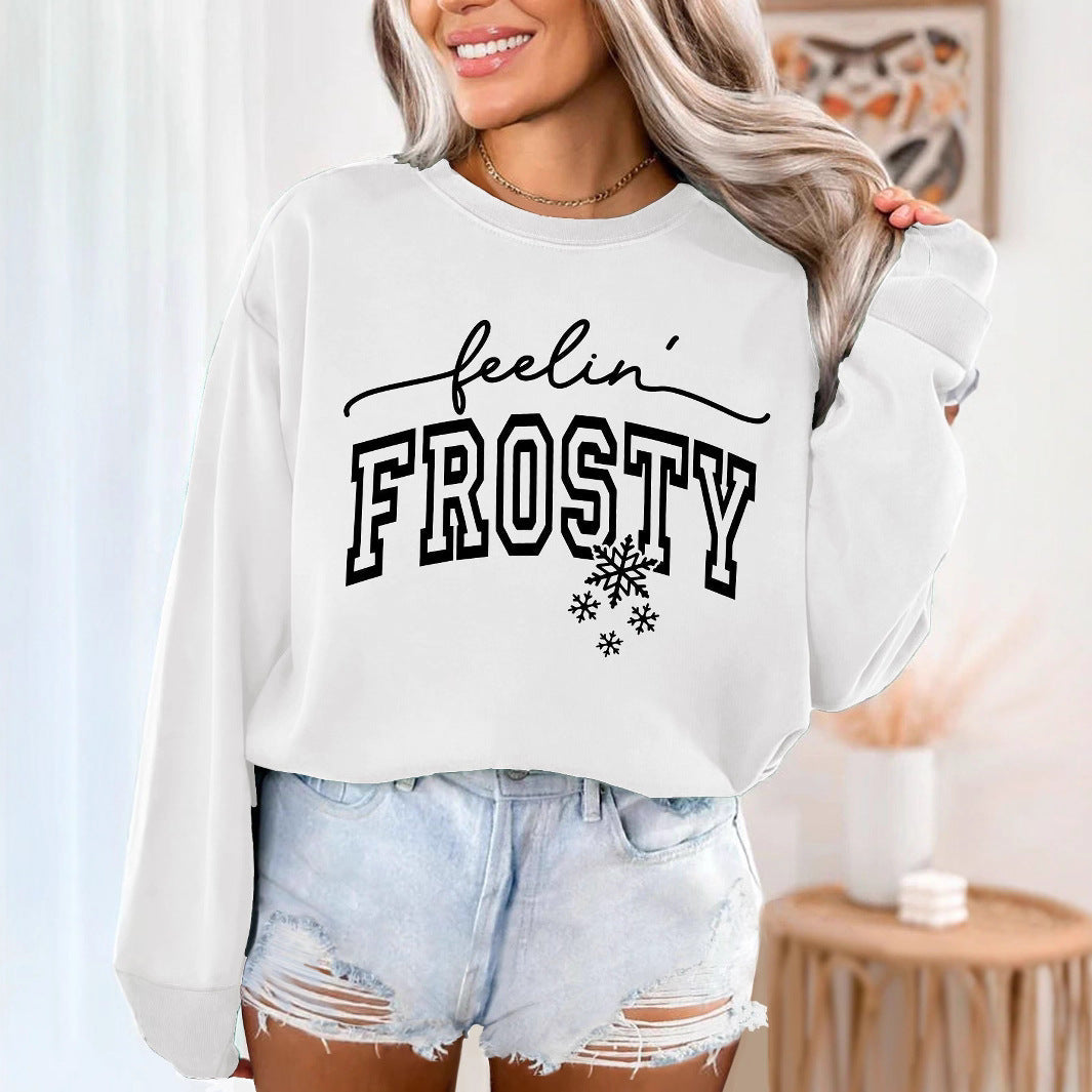 Damen Sweatshirt Grafik Aufdruck Eveloria