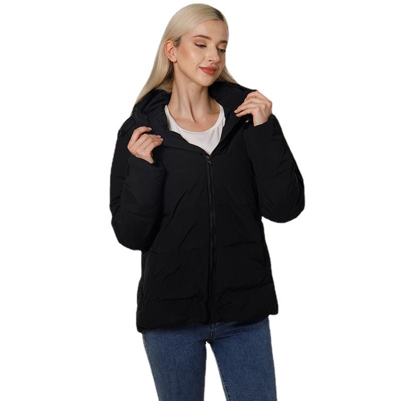 Damen Winterjacke Gesteppt Wasserabweisend Weich Eveloria