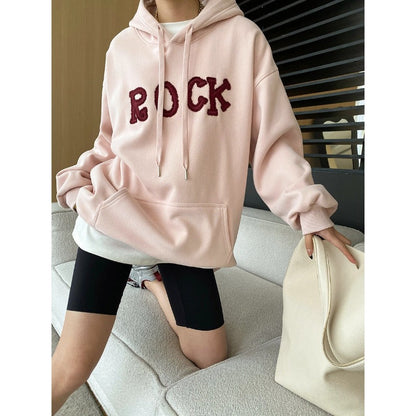 Damen Hoodie Eveloria mit auffälligem Schriftzug