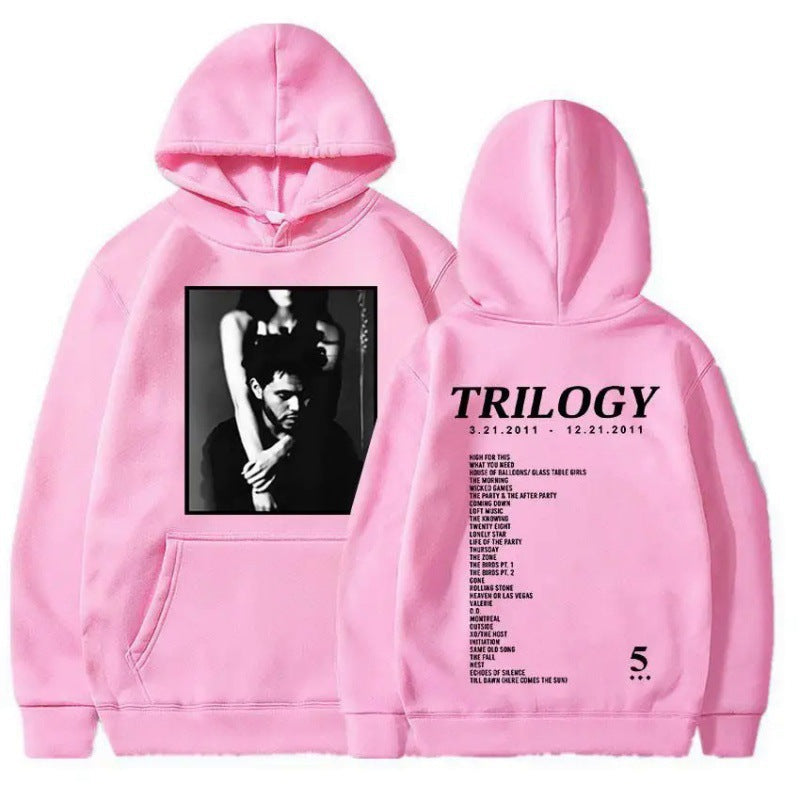 Damen Kapuzenpullover mit Fotodruck und Schriftzug Eveloria