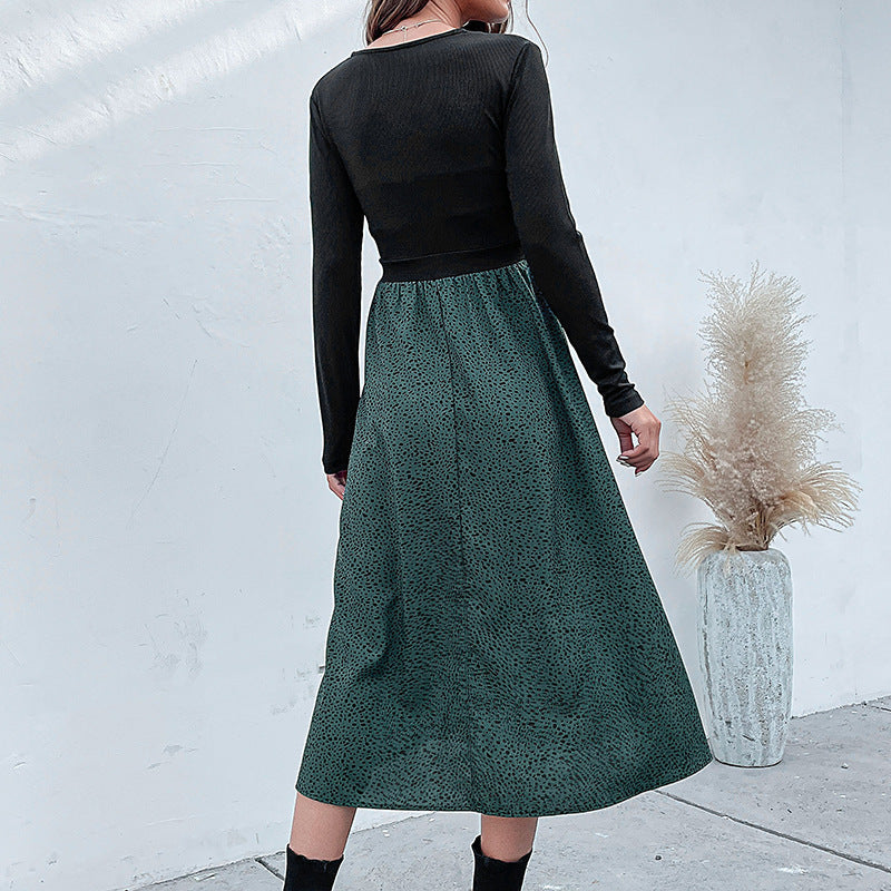 Damen Maxikleid Tailliert Elastisch Eveloria