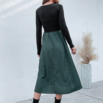 Damen Maxikleid Tailliert Elastisch Eveloria