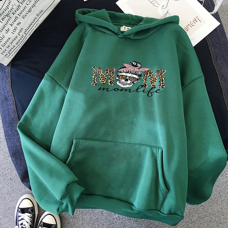 Damen Hoodie Totenkopf-Design Eveloria