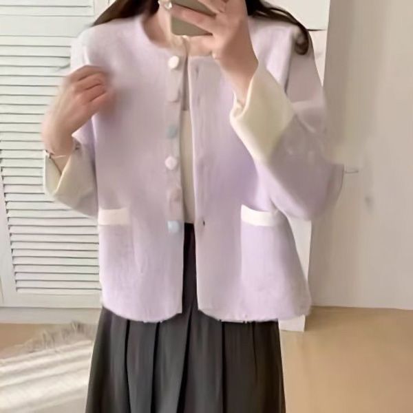 Damen Strickjacke Lässig Eveloria