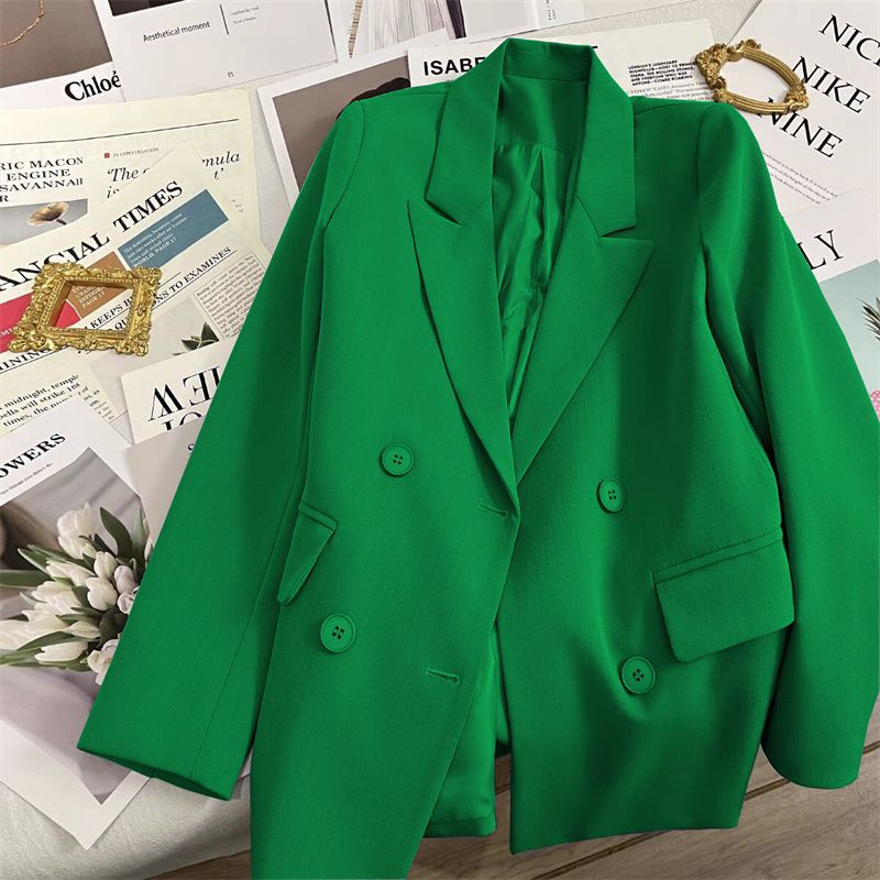 Damen Blazer Zweireihig Elegant Schnitt Eveloria