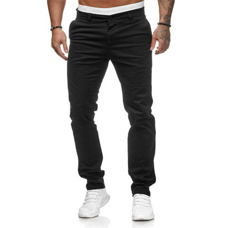 Herren Slim-Fit-Chinohose Modern