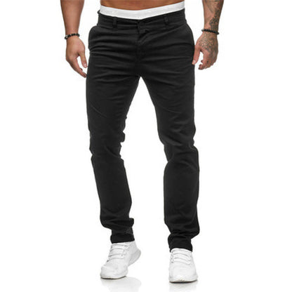 Herren Slim-Fit-Chinohose Modern