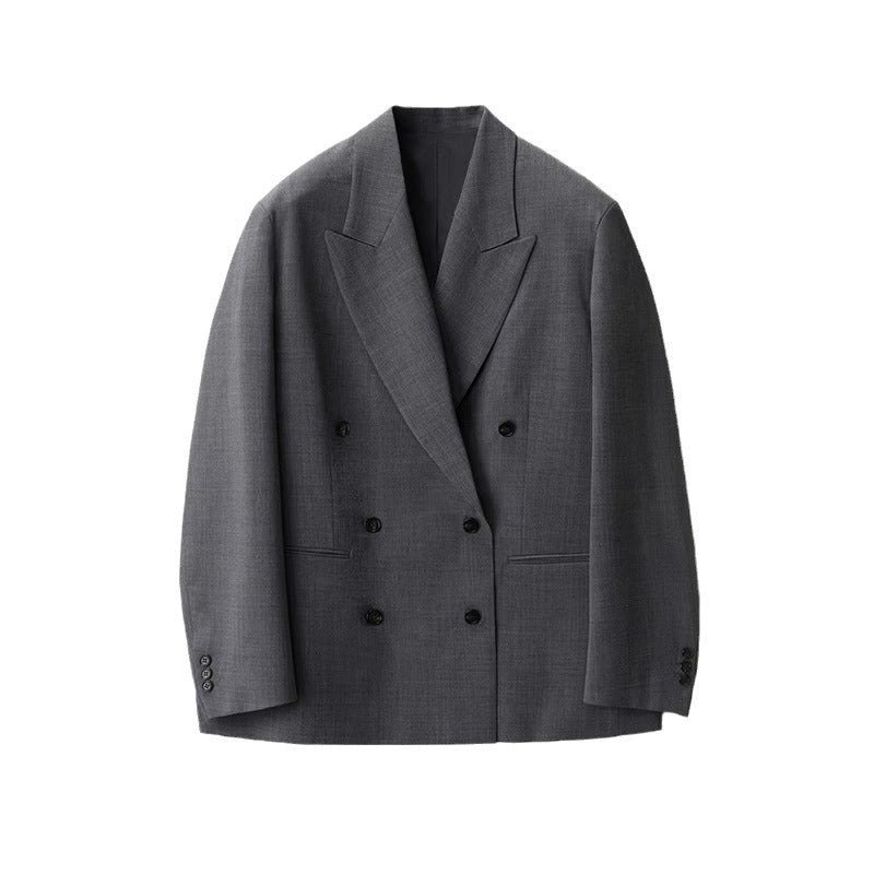 Damen Blazer Oversized Doppelter Knopf Eveloria