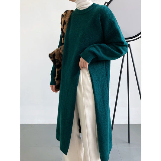 Damen Strickpullover Langärmlig Rundhalsausschnitt Elegantes Design - Eveloria
