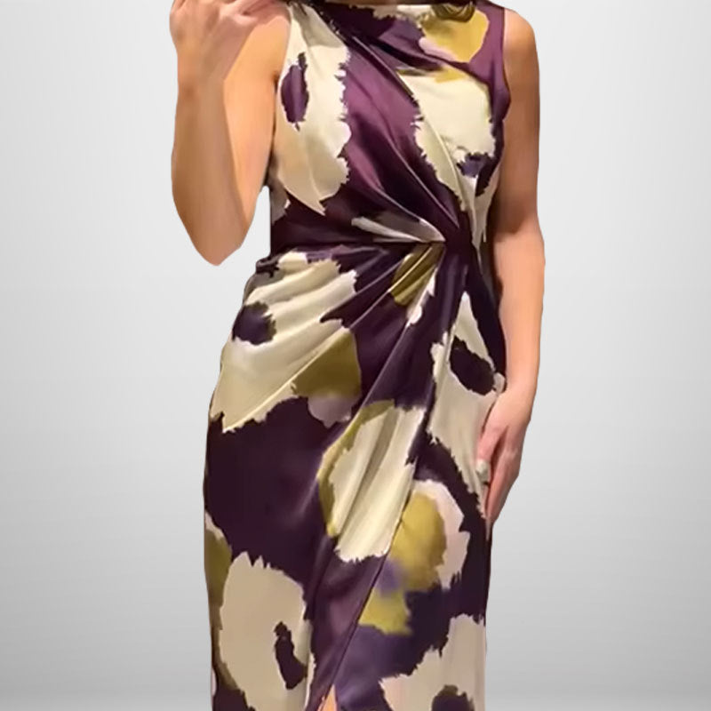 Damen Etuikleid mit Blumenmuster Eveloria