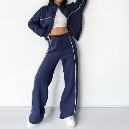 Damen Sportset Weiches Material Hohe Beininserts Eveloria
