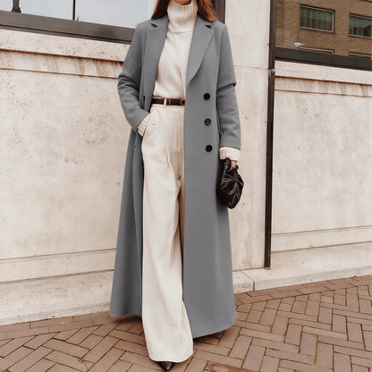 Damen Trenchcoat Leicht Tailliert Eveloria