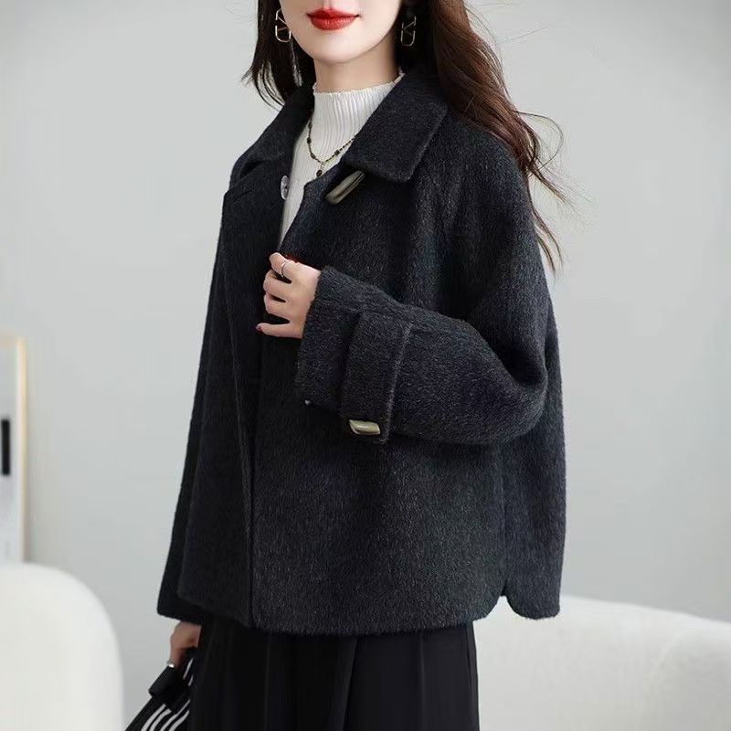 Damen Strickjacke Kuschelig Mit Knöpfen Grau Eveloria - Eveloria