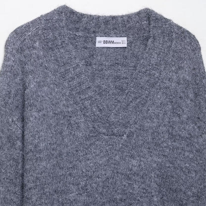 Damen Pullover V-Ausschnitt Eveloria