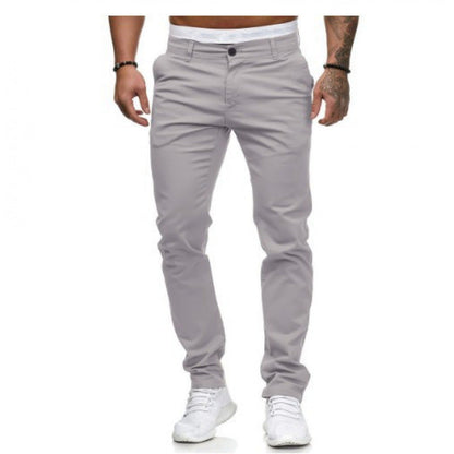 Herren Slim-Fit-Chinohose Modern