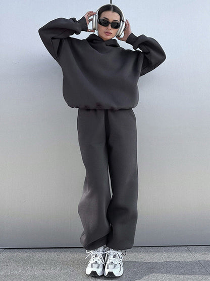 Damen Oversized Sweatshirt Jogginghose Set Eveloria