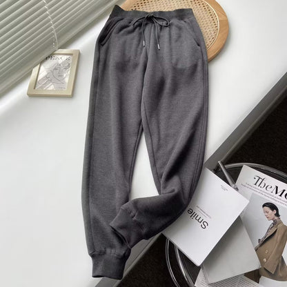 Damen Jogginghose Bequem Verstellbarer Bund Eveloria