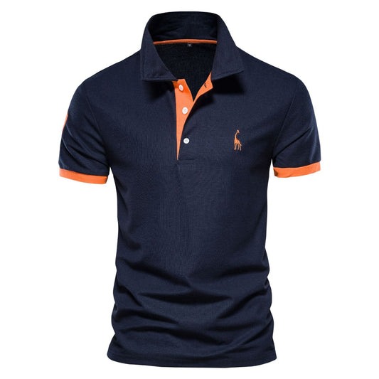 Herren Polo-Shirt Slim Fit Kurzarm Lässig - Eveloria