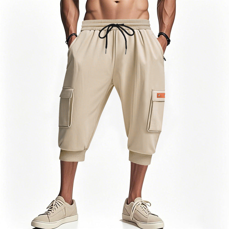 Herren Cargo-Shorts Elastischer Bund Bequem Eveloria