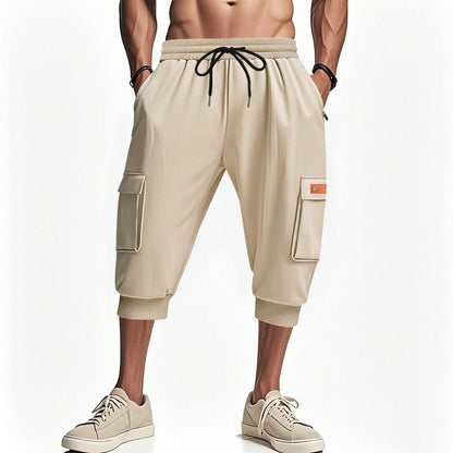 Herren Cargo-Shorts Elastischer Bund Bequem Eveloria