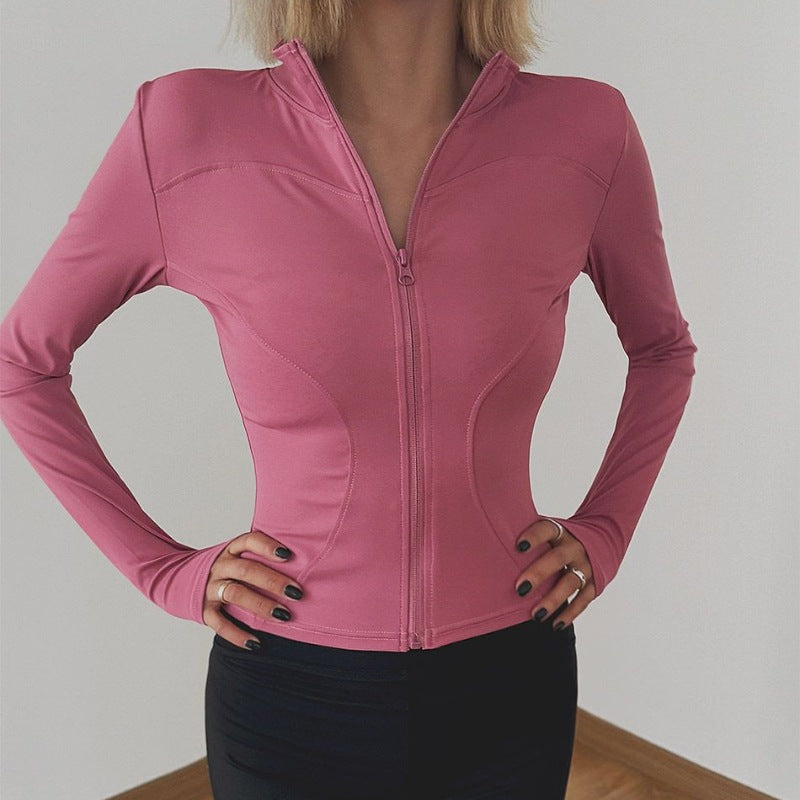 Damen Sportjacke Reißverschluss Eveloria