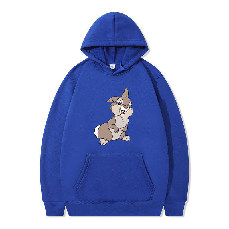 Damen Kapuzenpullover mit Hasen-Design und Kängurutaschen