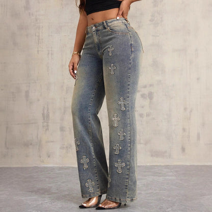 Damen Oberteil Sportlich Cut-outs Baumwolle Weiß