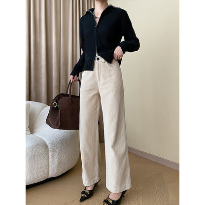 Damen Cordhose Bequem Stilvolle Eveloria