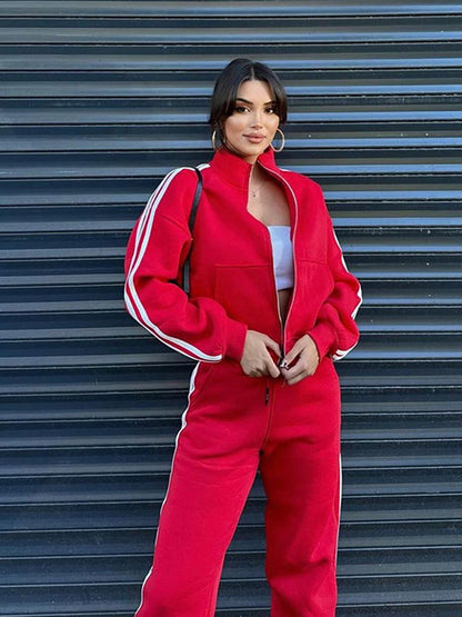 Damen Sportanzug Set Eveloria Baumwolle