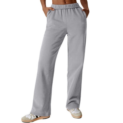 Damen Freizeithose Bequeme Passform Seitentaschen Eveloria