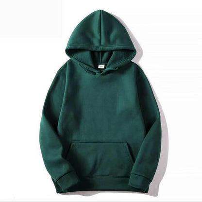 Damen Hoodie Weiches Innenfutter Kängurutasche Grau Eveloria