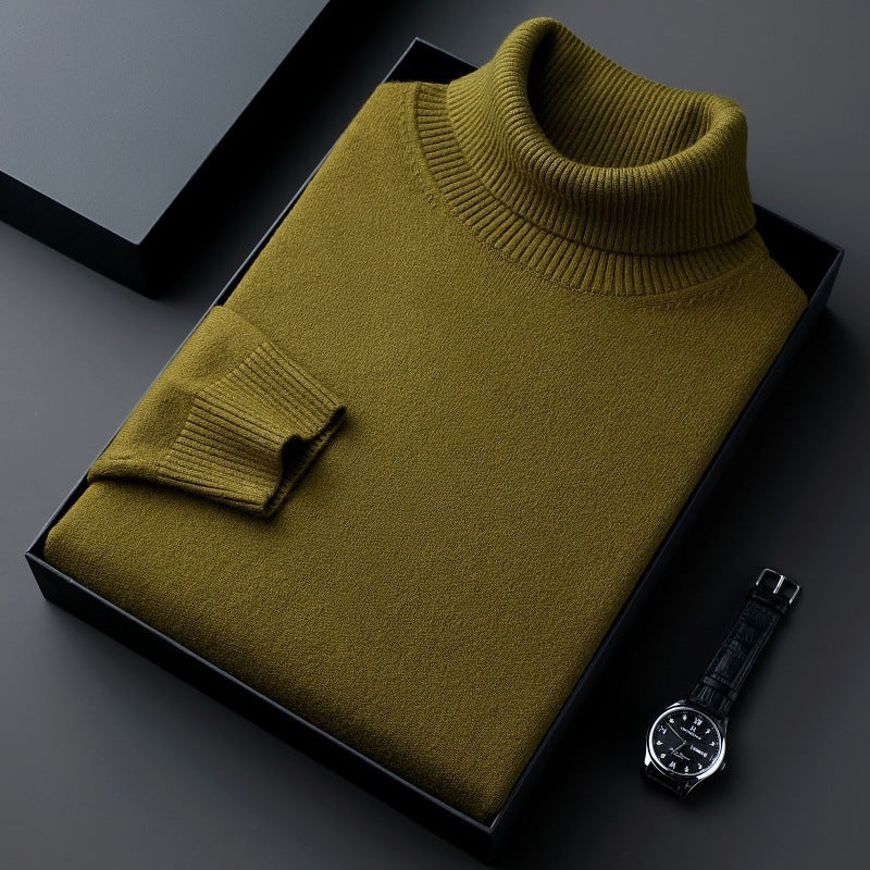 Alwin Herren Rollkragenpullover Warm