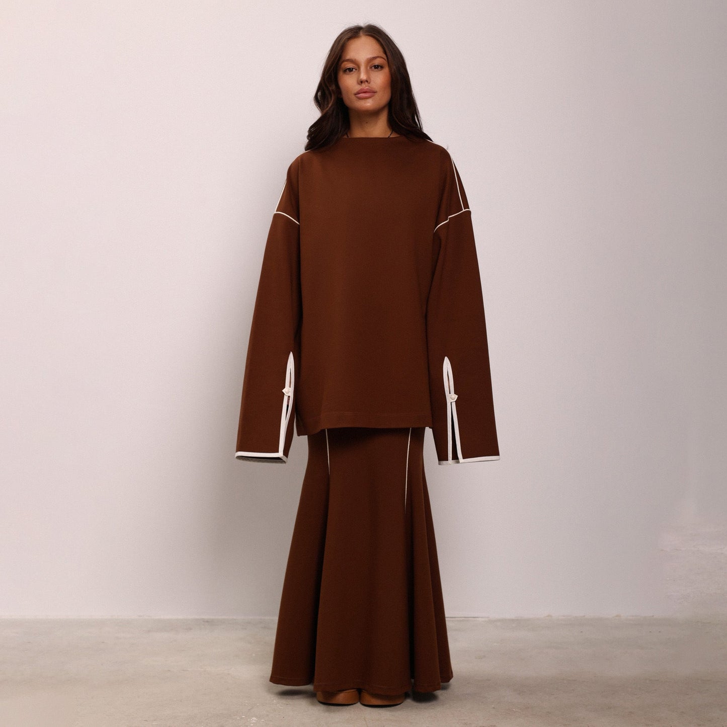 Damen Oversized Zwei-in-eins Kleidungsset