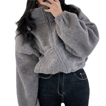Damen Oversized Fleecejacke Eveloria