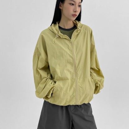 Damen Oversized Übergangsjacke Leicht Eveloria