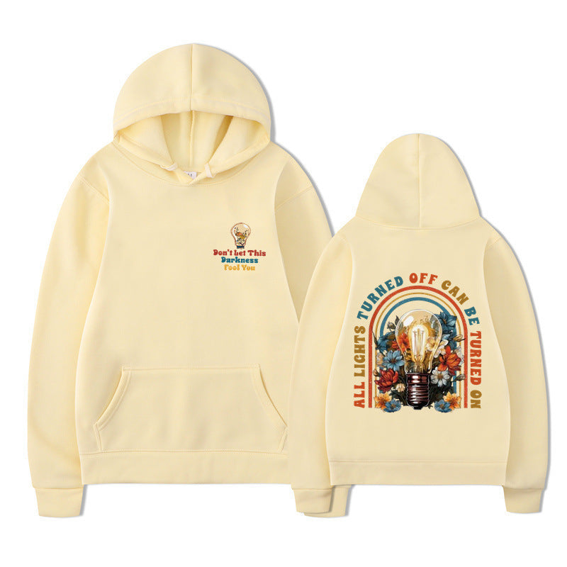 Damen Kapuzenpullover Bunt Entspannte Passform