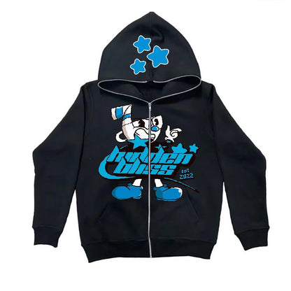 Damen Kapuzenjacke Grafikdesign Eveloria