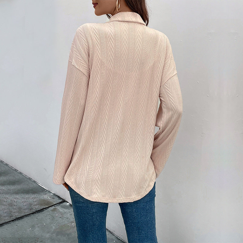 Damen Strukturierte Hemdjacke Eveloria