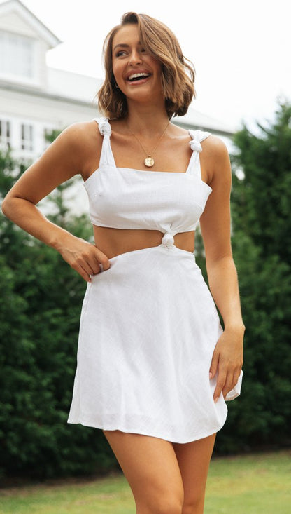 Damen Zweiteiliges Set Crop- Minirock Eveloria