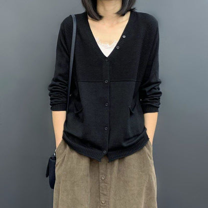 Damen Strickjacke Strukturiert Eveloria
