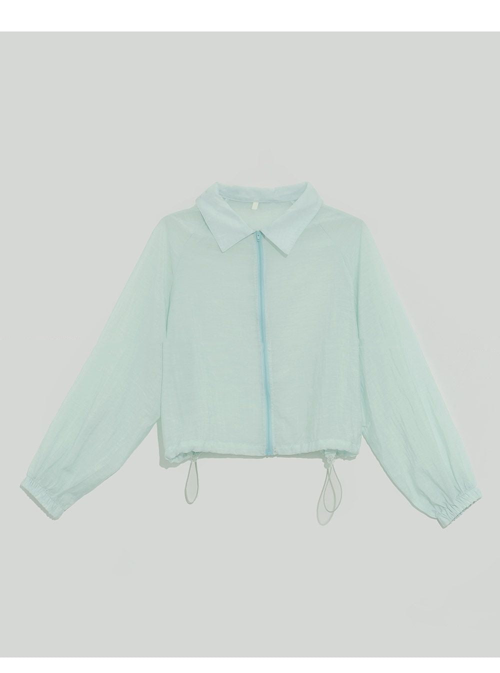 Damen Cropped Windjacke Kordelzug Eveloria