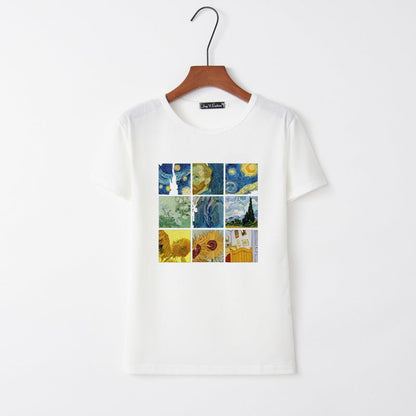 Damen T-Shirt Kunstprint Eveloria