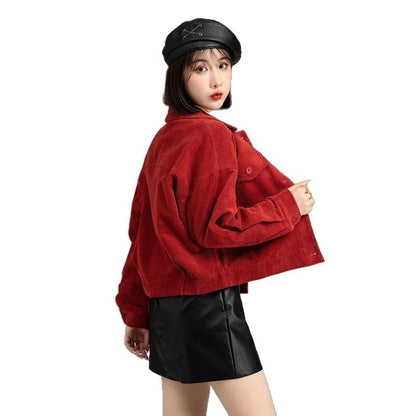 Damen Kordjacke Modern Eveloria