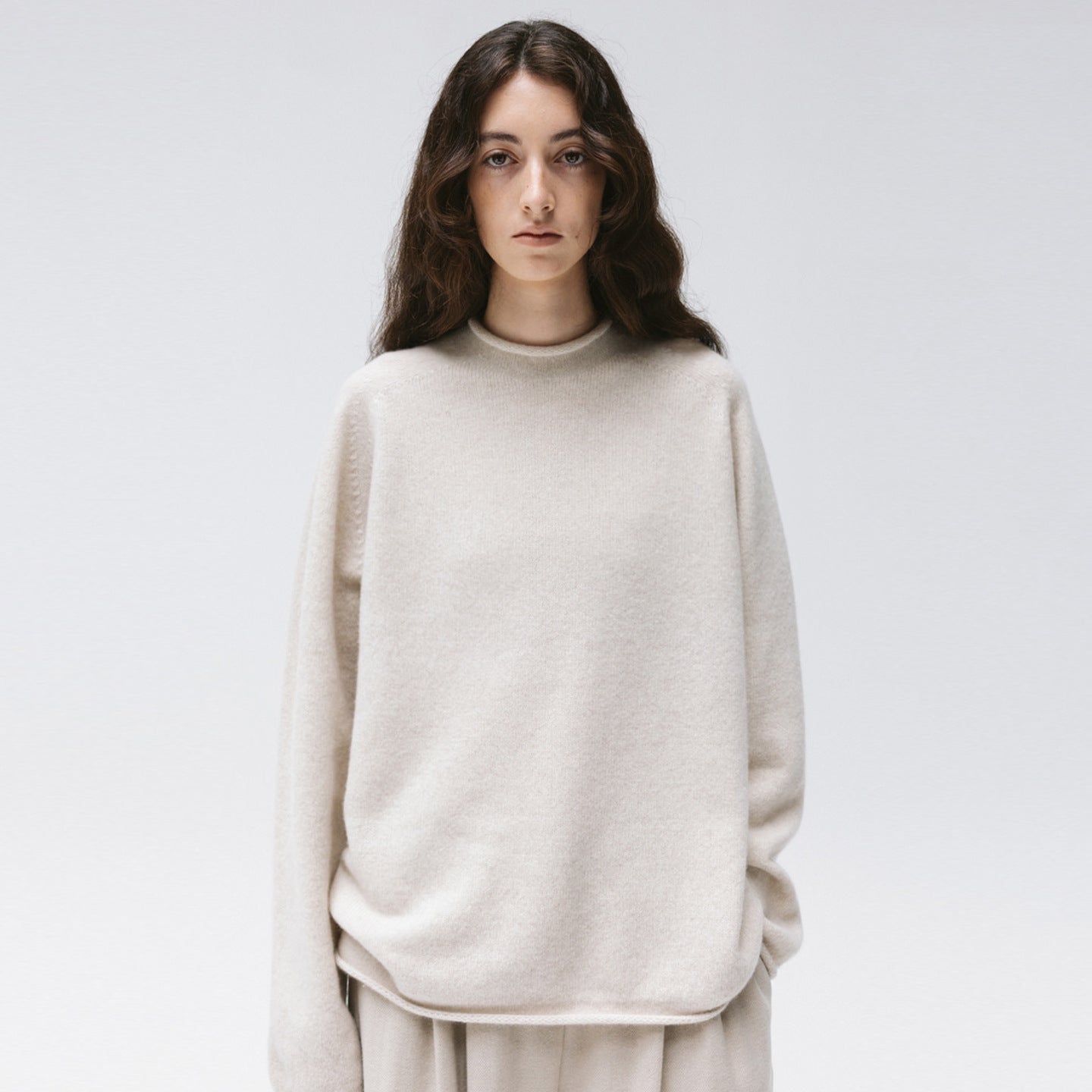 Damen Strickpullover Hochgeschnitten Komfortabel Eveloria
