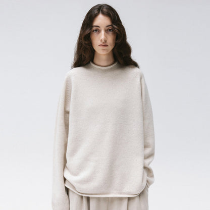 Damen Strickpullover Hochgeschnitten Komfortabel Eveloria